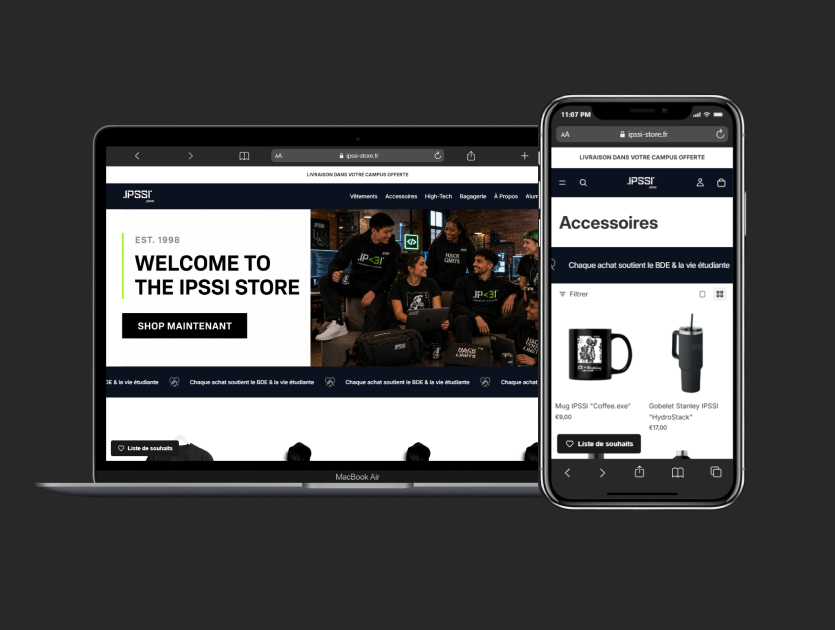 IPSSI Store project